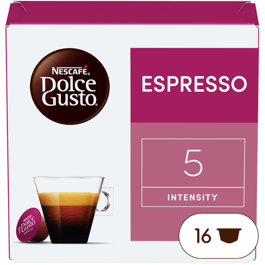 Espresso DOLCE GUSTO 16CAPS. Delicate and fruity