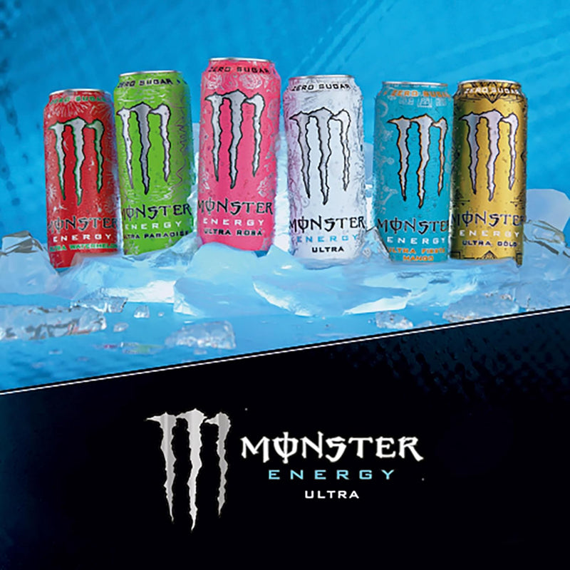 Load image into Gallery viewer, Monster Energy Zero Sugar Ultra Fiesta Mango Drink 12 × 500 ml
