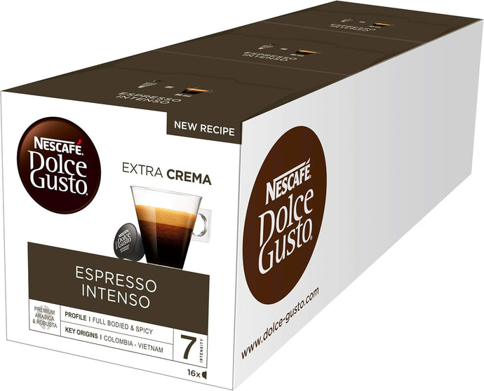 Espresso Intenso DOLCE GUSTO BUNDLE - 48CAPS. Full-bodied and spicy