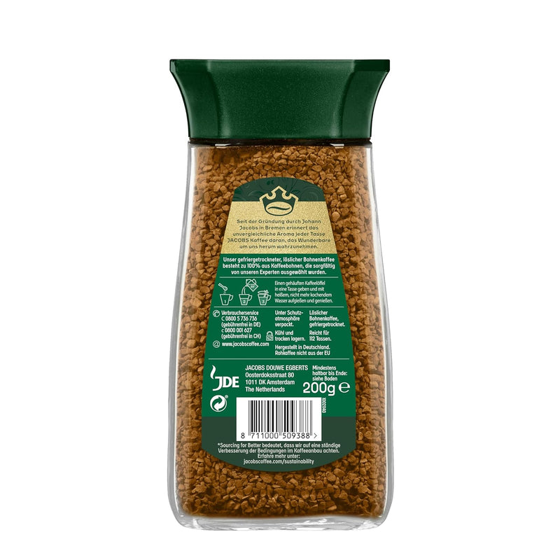 Afbeelding laden in Galerijviewer, Jacobs Krönung Instant Coffee (1 x 200 g)
