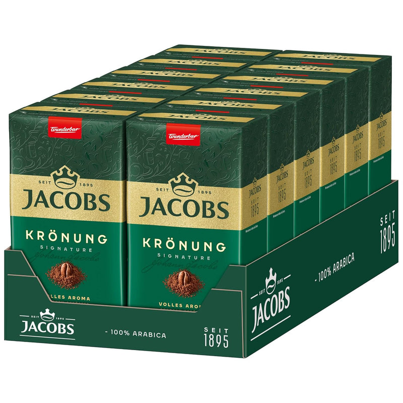 Afbeelding laden in Galerijviewer, Jacobs Filterkaffee Krönung Klassisch, gemahlener Kaffee, 12er Pack (12 x 500 g)
