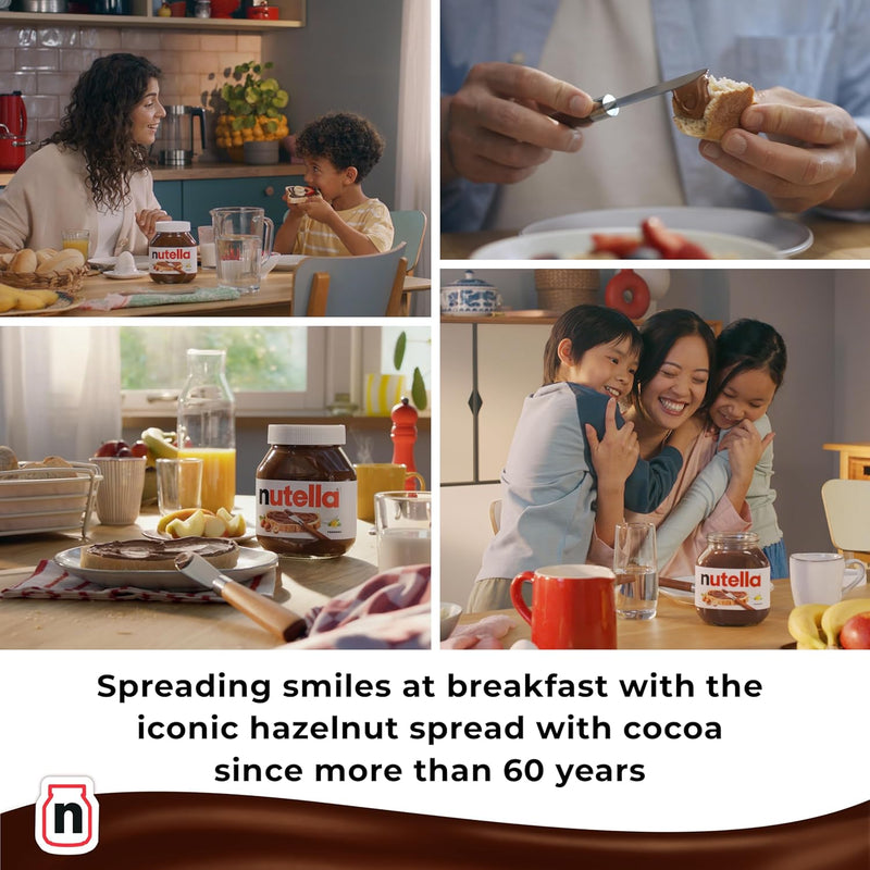 Load image into Gallery viewer, NUTELLA Mini Portions 15 g – 60-Pack Chocolate Hazelnut Spread – Perfect for Breakfast, Snacks &amp; On-the-Go
