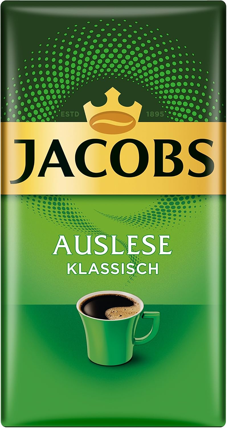 Load image into Gallery viewer, Jacobs Auslese Classic 500 g – Ground Coffee – Balanced Medium Roast for Filter, Drip &amp; French Press
