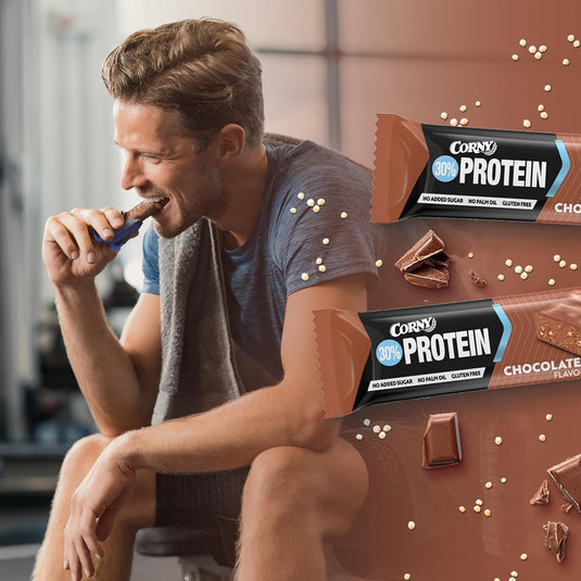 CORNY High Protein Power Chocolate Collagen 50g - (18 Pack)