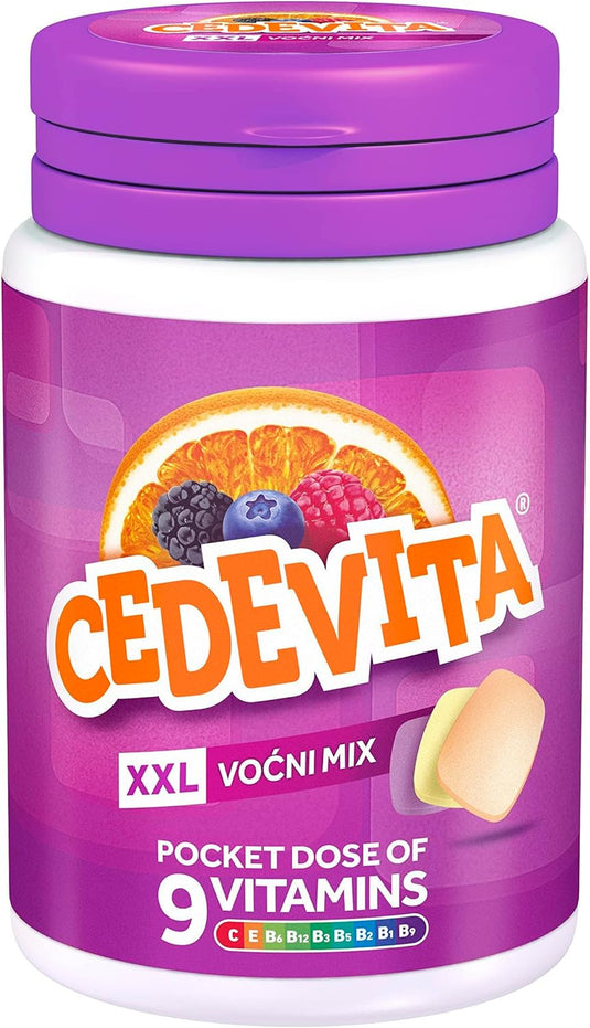 Verpakking van 15 - 58,5 g Cedevita Multivitamine Gezonde en Zoete Snoepjes (Gummies) 