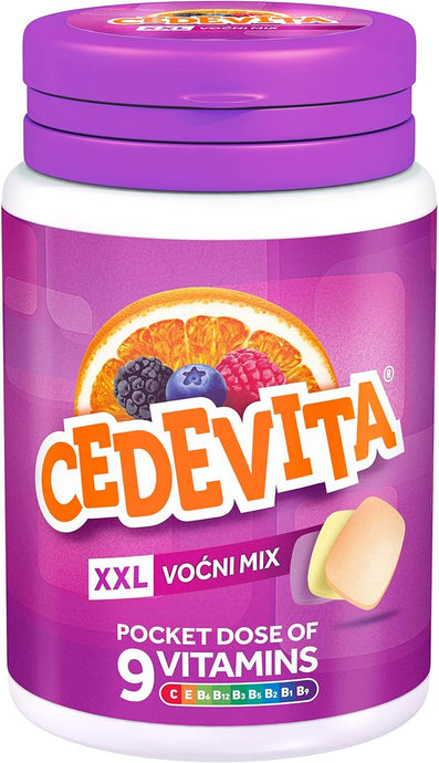 Verpakking van 15 - 58,5 g Cedevita Multivitamine Gezonde en Zoete Snoepjes (Gummies) 