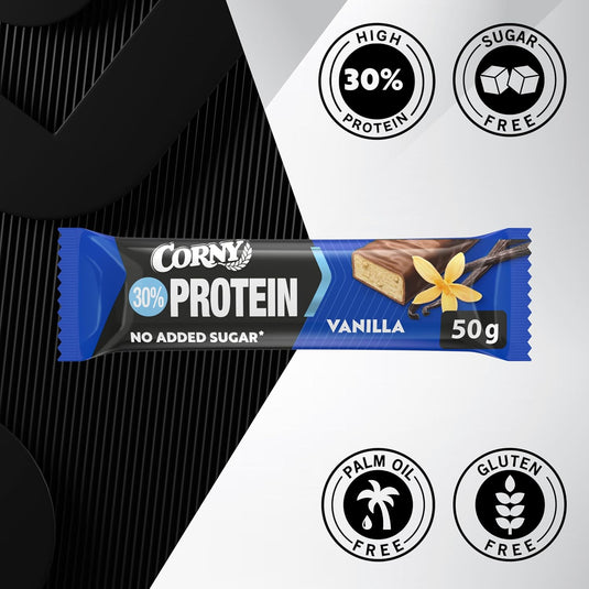 CORNY High Protein Power Vanilla Collagen 50g  - (18 Pack)