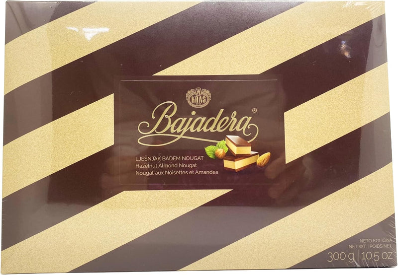 Afbeelding laden in Galerijviewer, Premium Bajadera Diamond Chocolates met de beste noten- en amandel-Weense nougat – Kosher, halal en veganistisch gecertificeerde Bajadera Chocolates – Multipack-formaten (300 G, 1 STUKS) 
