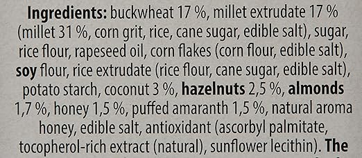 Emco Granola Honing Notes Honey Nuts 340g