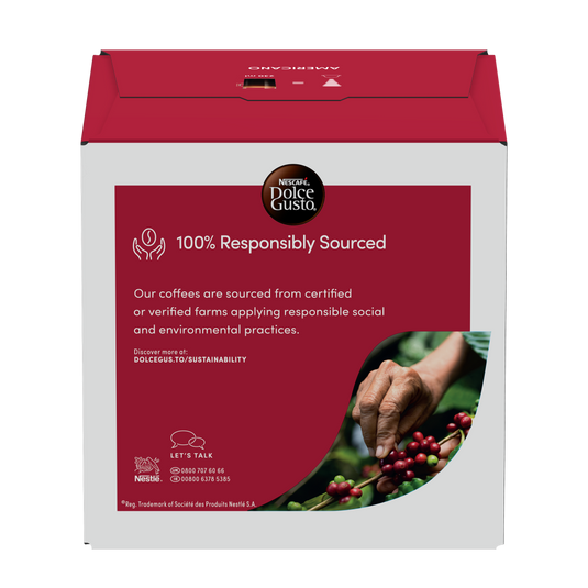 Americano  DOLCE GUSTO 16 CAPS. Sweet aromatic and Nuanced