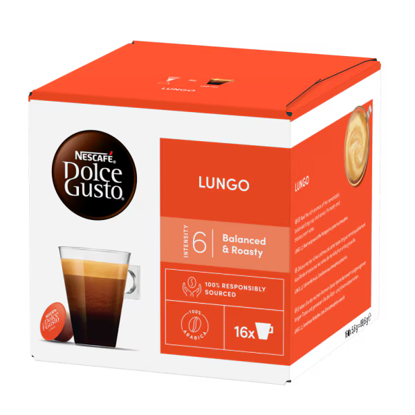 Load image into Gallery viewer, Lungo DOLCE GUSTO 16CAPS. Balanced and roasty
