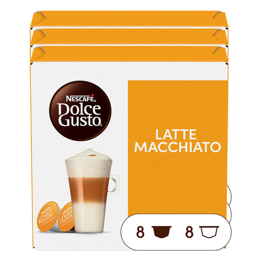 Latte Macchiato DOLCE GUSTO BUNDLE - 48CAPS. Spectacular and voluptuous