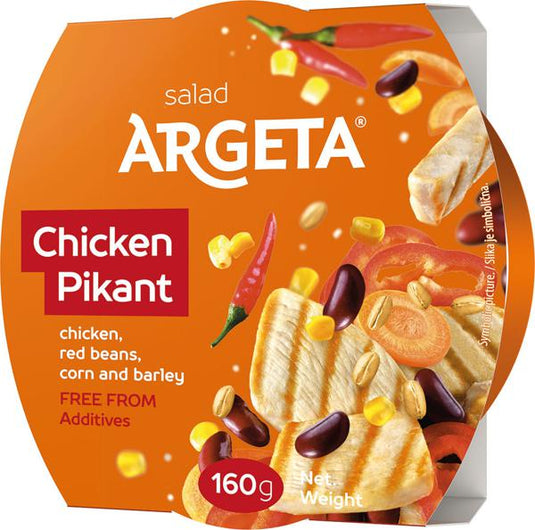 ARGETA Spicy Chicken Salad 160 g – Ready-to-Eat Savory Meal – Bold & Flavorful