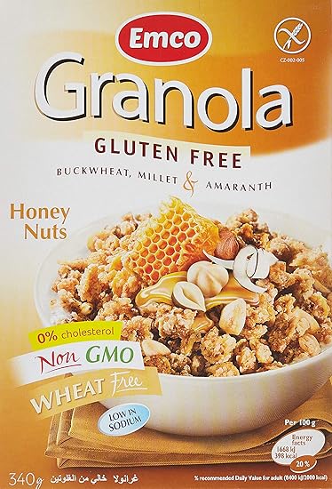 Emco Granola Honing Notes Honey Nuts 340g