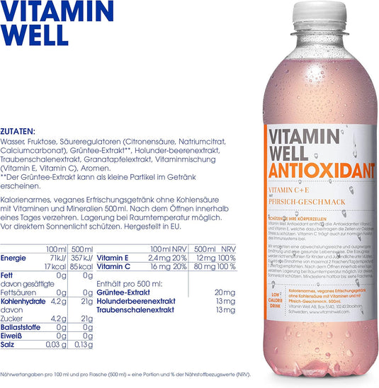 ANTIOXIDANT 12 flessen van 500 ml