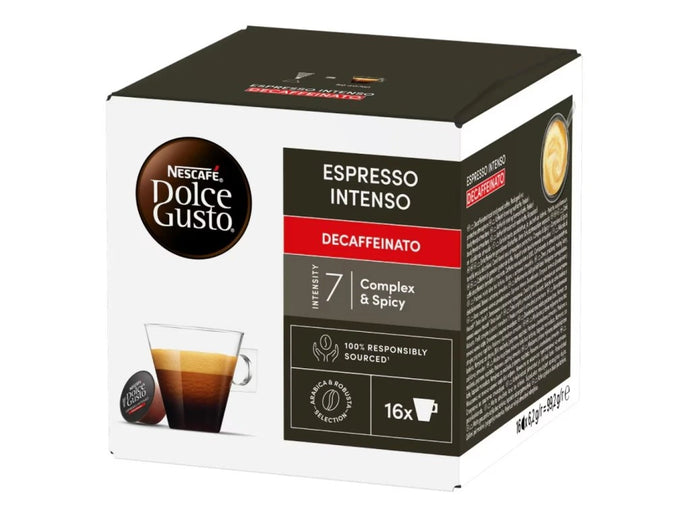 Espresso intenso decaff DOLCE GUSTO 16CAPS.