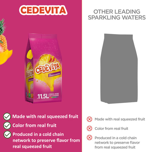 Cedevita Ananas & Mango 9 Vitamins Makes 11.5 L