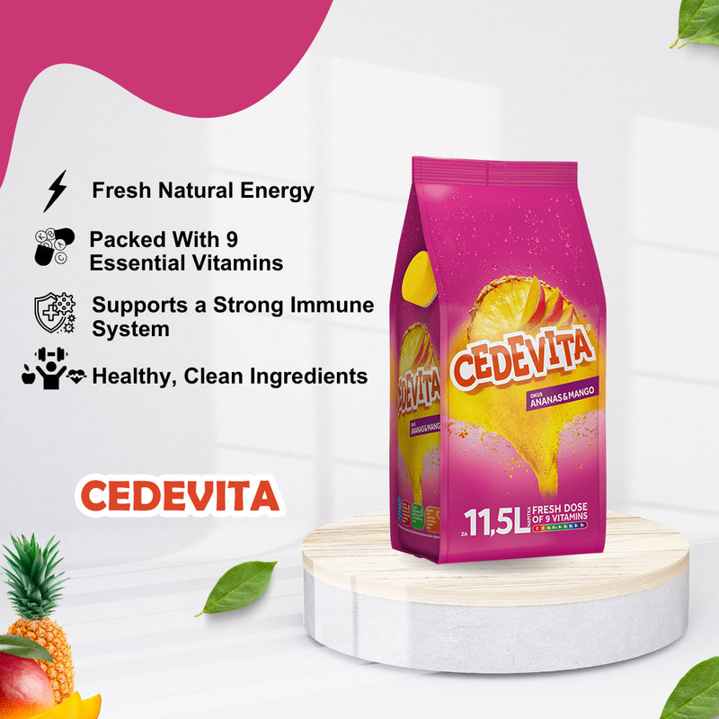 Load image into Gallery viewer, Cedevita Ananas &amp; Mango 9 Vitamins Makes 11.5 L
