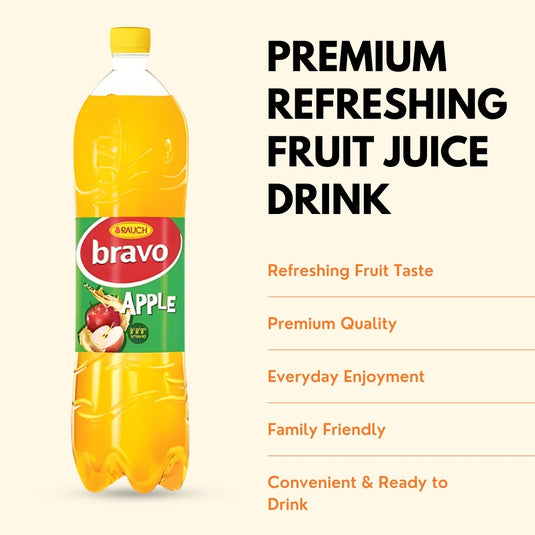 RAUCH Bravo Sunny Apple Juice Drink 12% 1.5 L