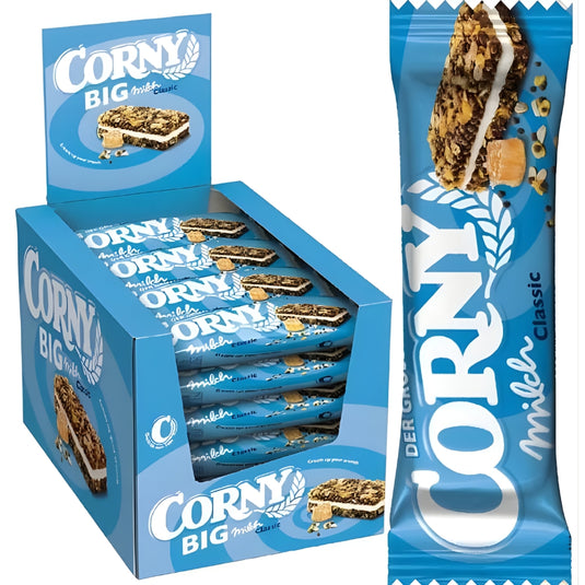 CORNY BIG Milk Classic 40 g Cereal Bars - 24 Pack