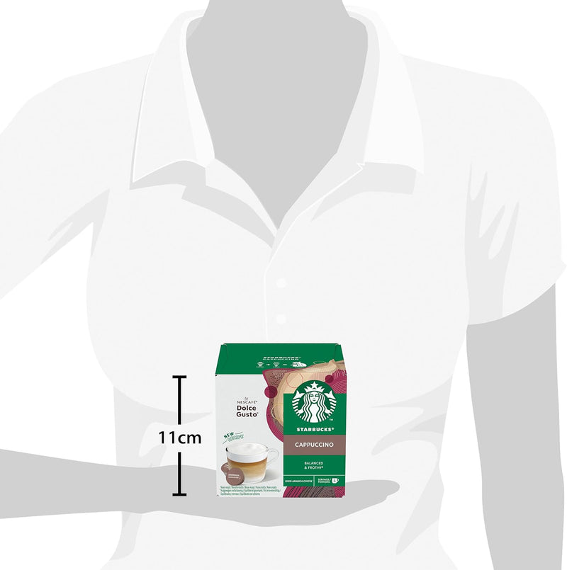 Load image into Gallery viewer, STARBUCKS® Cappuccino DOLCE GUSTO 12CAPS Indulgent and delicious
