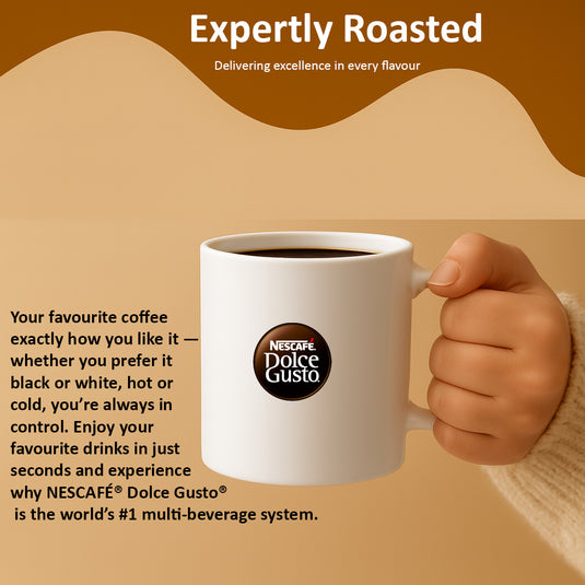 Lungo DOLCE GUSTO 16CAPS. Balanced and roasty