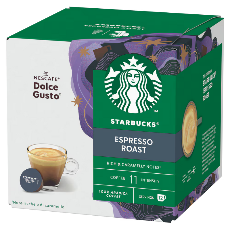 갤러리 뷰어에 이미지 로드, STARBUCKS® Espresso Dark Roast DOLCE GUSTO BUNDLE  - 36CAPS Rich and caramelly
