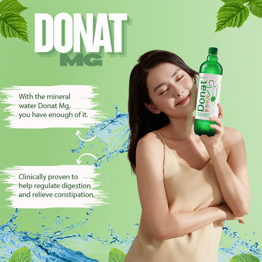 Natural Magnesium Water - 1000mg Magnesium in 1000ml ''Donat Mg'' Bulk Pack 6x1L