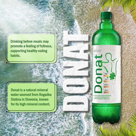 Natural Magnesium Water - 1000mg Magnesium in 1000ml ''Donat Mg'' Bulk Pack 6x1L