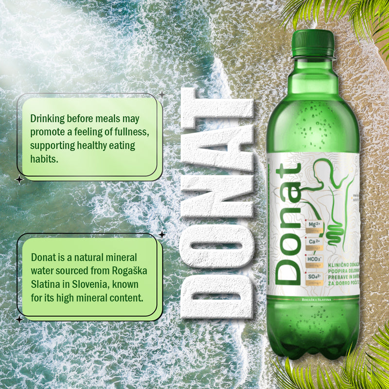 Load image into Gallery viewer, Natuurlijk Magnesiumwater - 500mg Magnesium in 500ml &#39;&#39;Donat Mg&#39;&#39; Bulkverpakking 12x0,5
