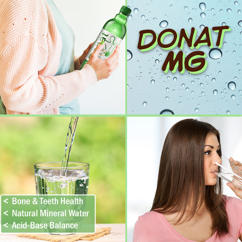 Load image into Gallery viewer, Natuurlijk Magnesiumwater - 500mg Magnesium in 500ml &#39;&#39;Donat Mg&#39;&#39; Bulkverpakking 12x0,5
