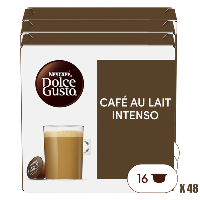 Load image into Gallery viewer, Café au Lait Intenso DOLCE GUSTO CAFE BUNDLE - 48CAPS.  Bold and nuanced
