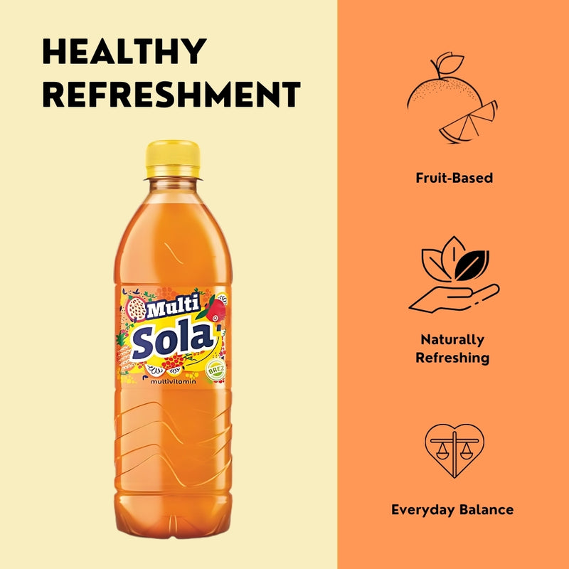 Load image into Gallery viewer, Sola Multivitamine Sap, 1,5 L Prime Drink, Verpakking van 6 Verse Multivitamine Sap voor Verfrissing, Vers Multivitamine Sap met Echte Smaak, Sap met Geperste Smaak en Echte Ingrediënten 
