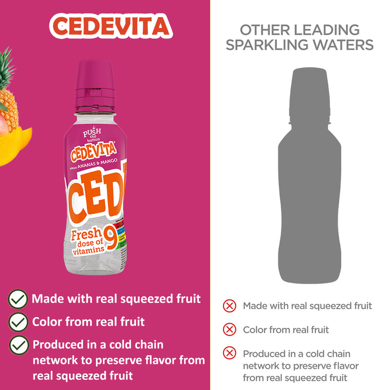 Load image into Gallery viewer, 12-Pack Cedevita Fresh Vitamin Drink (Ananas &amp; Mango)

