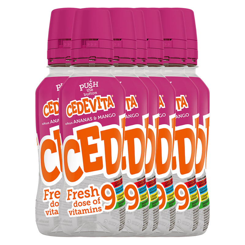 Load image into Gallery viewer, 12-Pack Cedevita Fresh Vitamin Drink (Ananas &amp; Mango)
