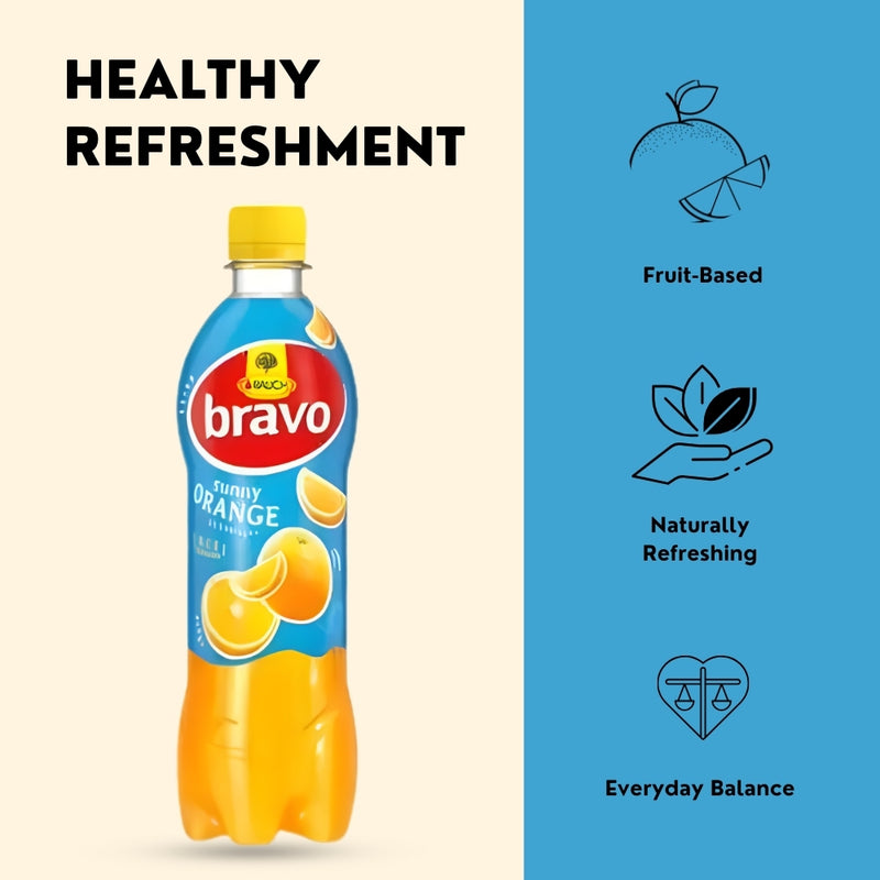 Load image into Gallery viewer, RAUCH Bravo Sunny Orange 0.5L PET - Orange Fruit Drink (12 Pack
