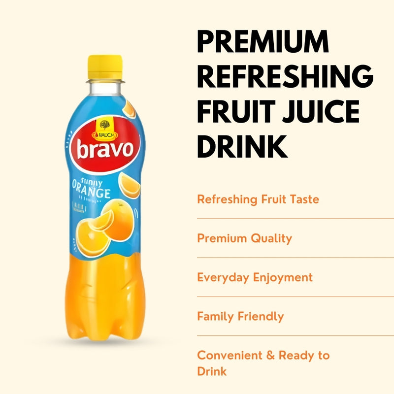 Load image into Gallery viewer, RAUCH Bravo Sunny Orange 0.5L PET - Orange Fruit Drink (12 Pack
