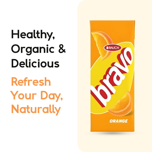 RAUCH Bravo Orange Fruit Drink 0.2L - Orange Juice (27 Pack)