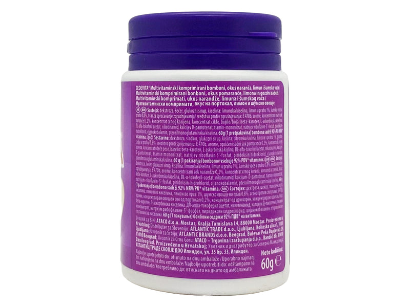 Load image into Gallery viewer, Packof 15 - 58.5g Cedevita Multivitamin Healthy and Sweet Candies (Gummies)
