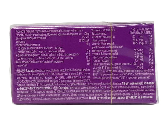 Cedevita Multivitamine Gezonde en Zoete Snoepjes (Bosvruchten) 