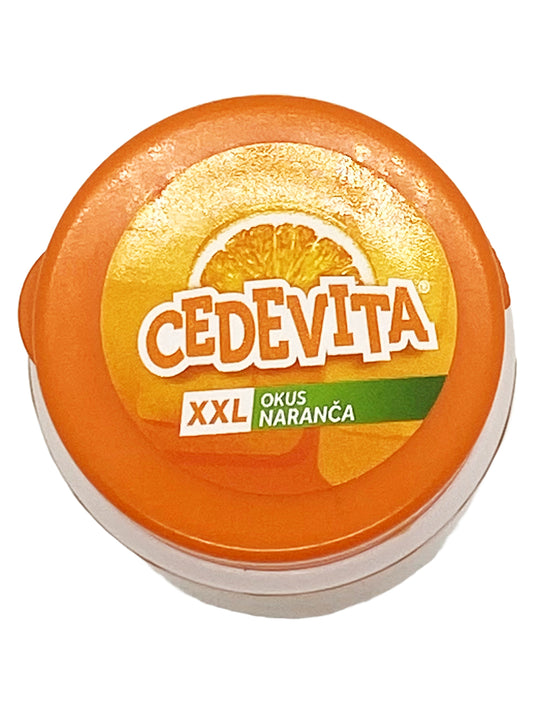 Cedevita Multivitamine Gezonde en zoete gummy snoepjes met 9 essentiële vitamines in oranje glazen smaak - Een zak vol vitamines om het immuunsysteem te versterken - Verpakking van 15 gummy snoepjes 