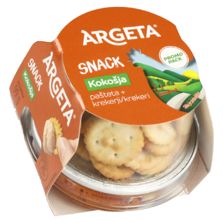 Load image into Gallery viewer, ARGETA Chicken Pâté Snack 99 g – Smooth &amp; Creamy Chicken Spread – Ready to Eat Snack – Premium Quality
