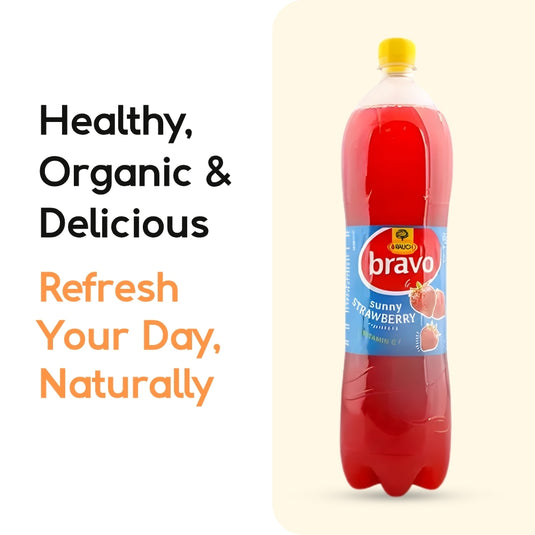RAUCH Bravo Strawberry 1.5L PET - Single Bottle Fruit Drink
