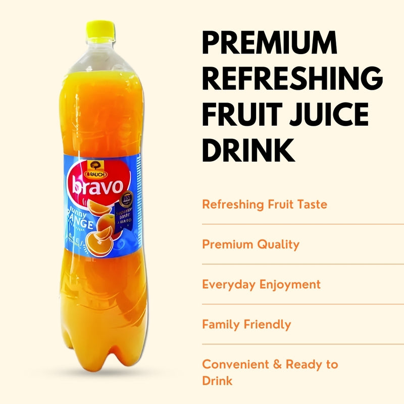 Load image into Gallery viewer, RAUCH Bravo Sunny Orange Fruit Drink 10% - 1.5L
