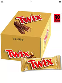 Twix Double Bar 32x50g Chocolate Bar Crunchy biscuit with delicate caramel covered in milk chocolate