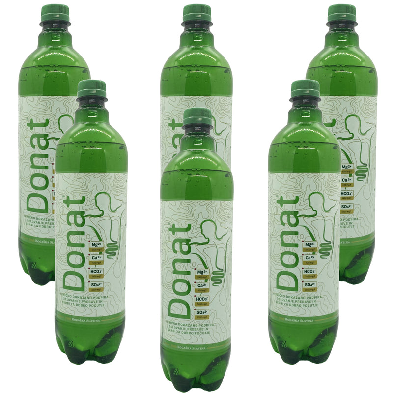 Load image into Gallery viewer, Rogaska Donat Mg Mineral Water with Deposit 1 Litre Bottle Pack of 6
