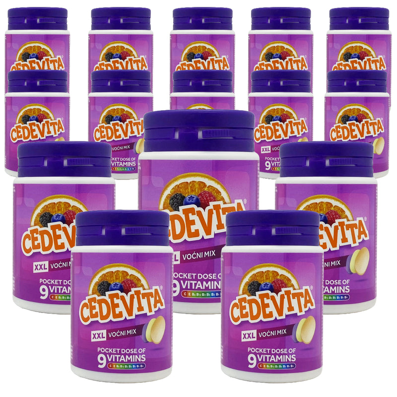 Load image into Gallery viewer, Packof 15 - 58.5g Cedevita Multivitamin Healthy and Sweet Candies (Gummies)
