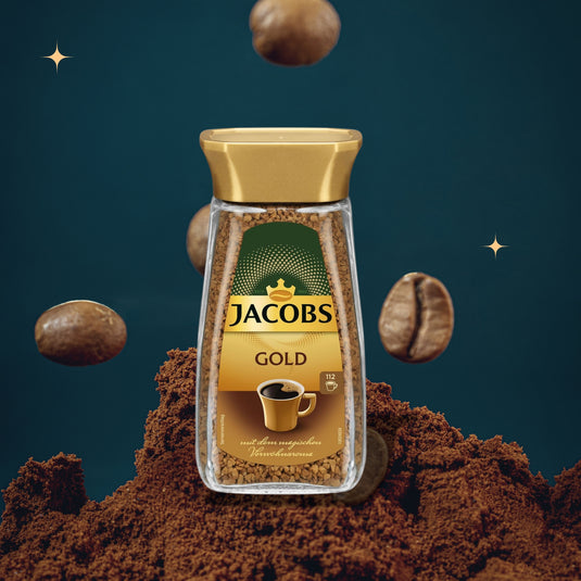 Jacobs Gold Löslicher Kaffee, 6er Pack (6 x 200 g)