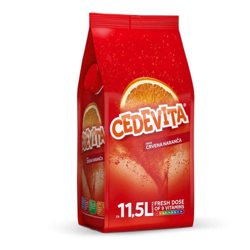 Load image into Gallery viewer, Cedevita Red Orange 9 Vitamins Makes 11.5 L
