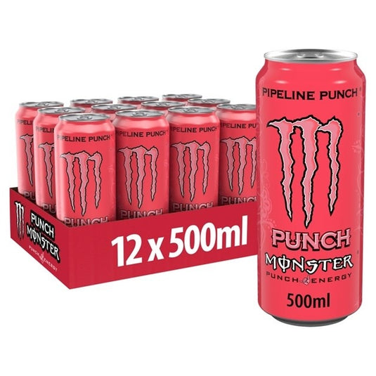 MONSTER ENERGY Drink Pipeline Punch 50 CL - 12 blikken 